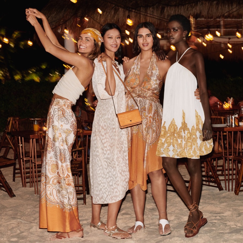 Models wears beach styles for H&M swimwear 2019 campaign
