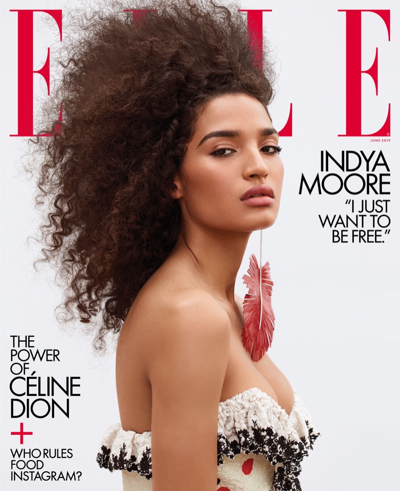 Indya Moore on ELLE US June 2019 Cover