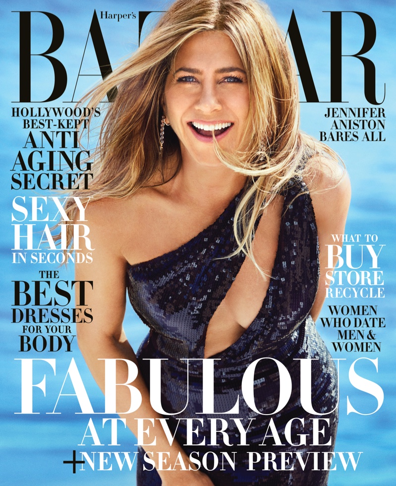 Jennifer Aniston on Harper's Bazaar US June/July 2019 Cover