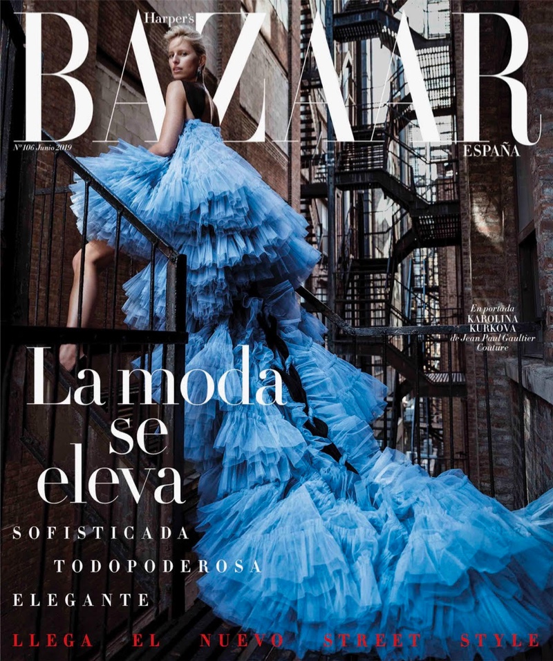 Karolina Kurkova on Harper's Bazaar Spain June 2019 Cover