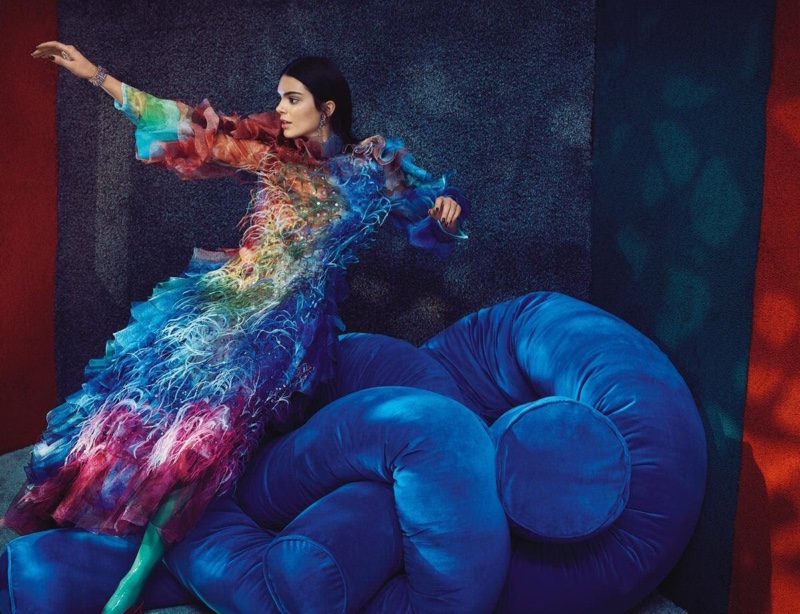 Kendall Jenner Poses in Statement Styles for Vogue Australia