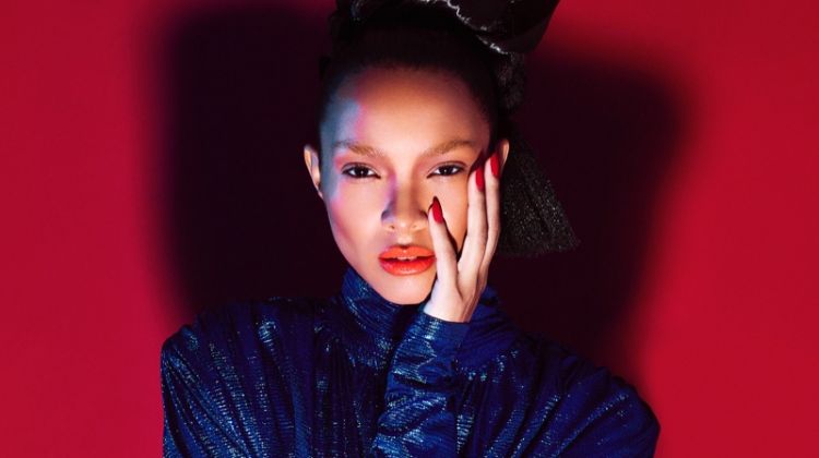 Lais Ribeiro Poses in Bold Beauty Looks for Numero Russia