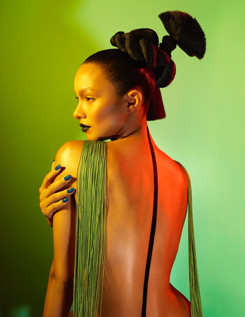 Lais Ribeiro Poses in Bold Beauty Looks for Numero Russia