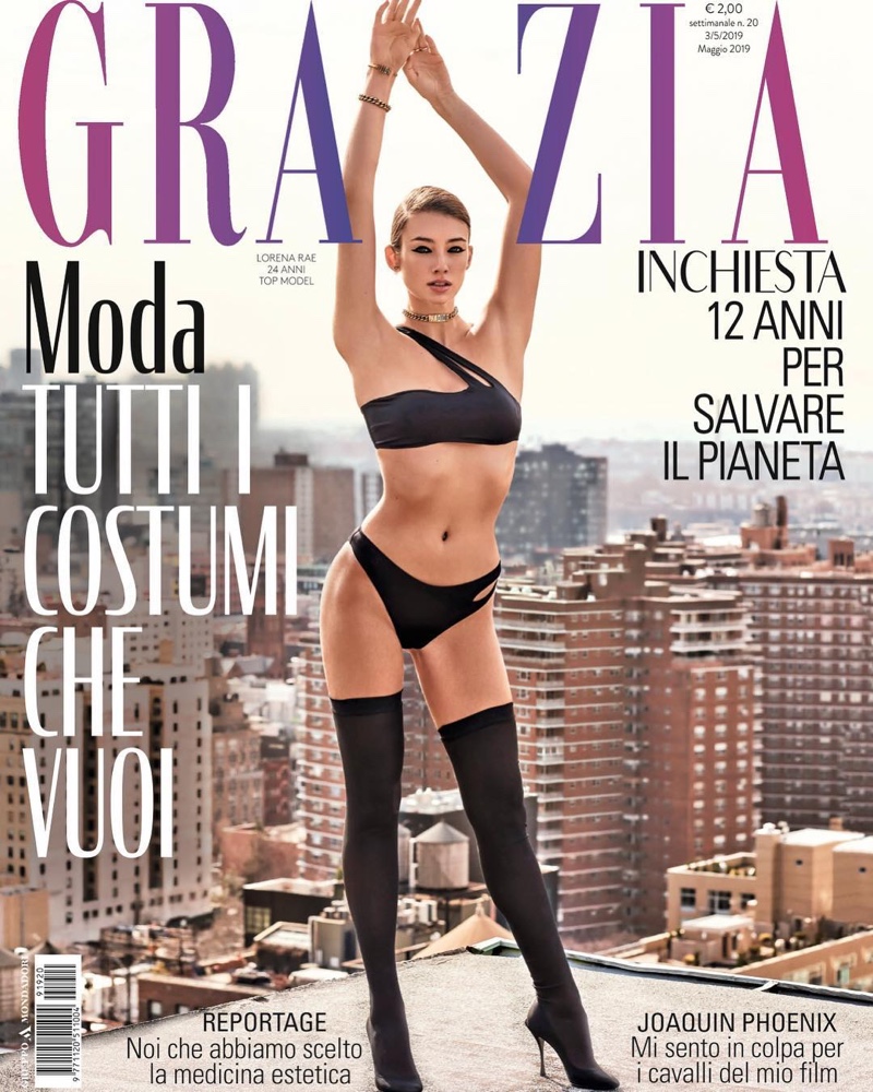 Lorena Rae Is A City Slicker for Grazia Italy