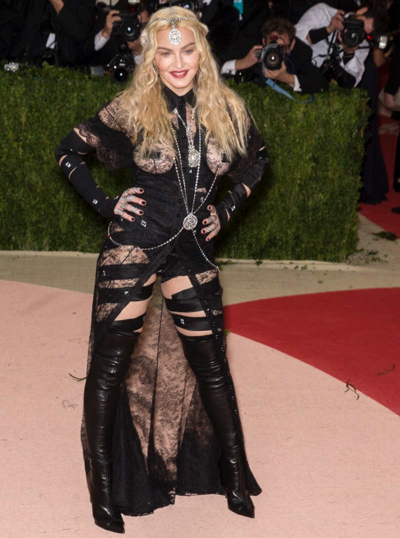 Madonna at 2016 Met Gala. 