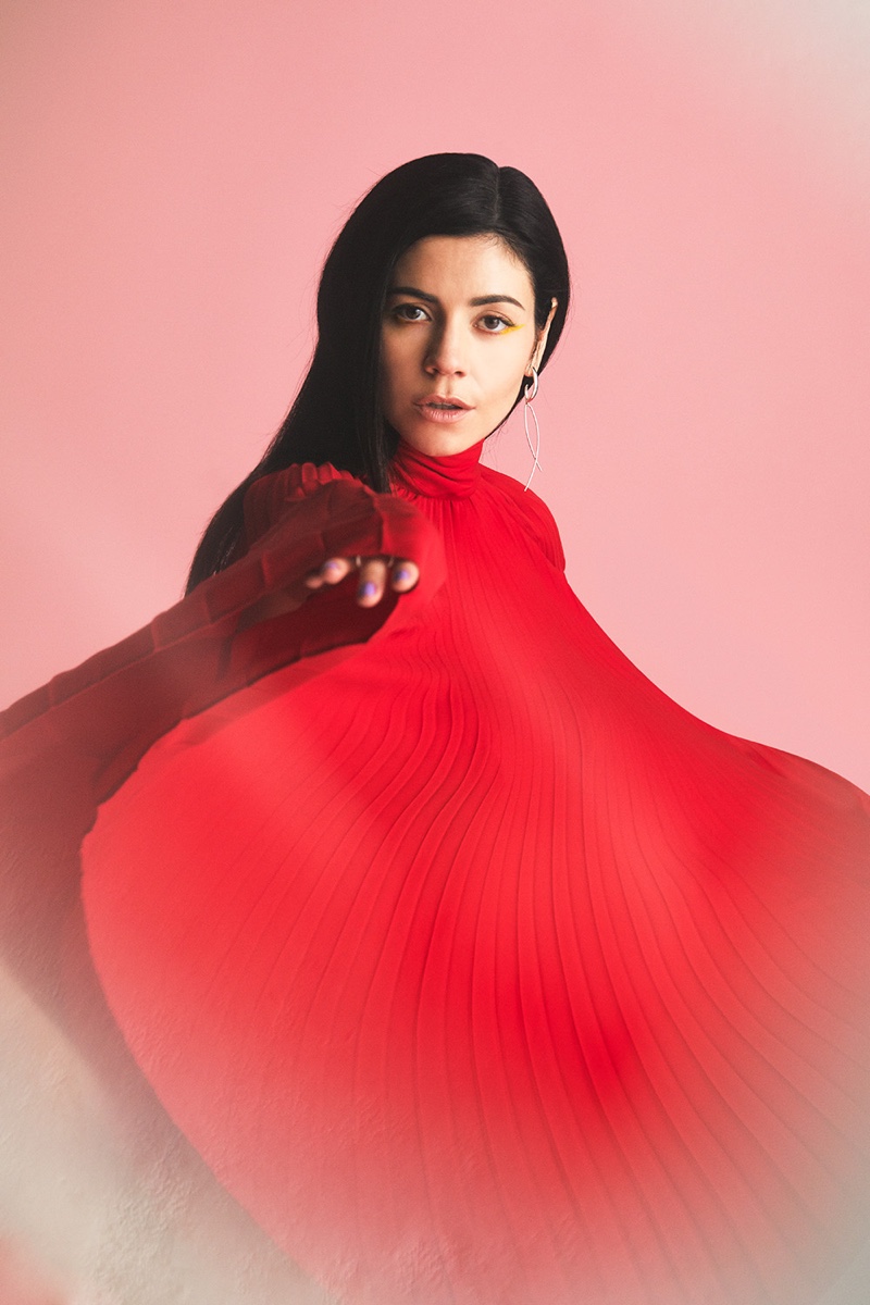 Marina Diamandis poses for Eric T. White in Paper Magazine