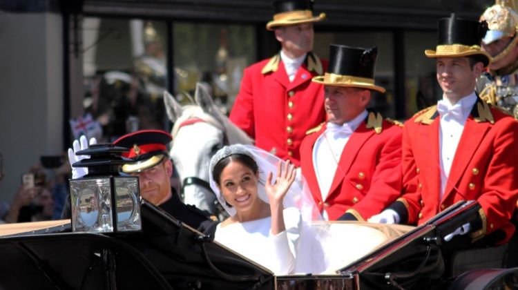 Meghan Markle and Prince Harry at their wedding in May 2019