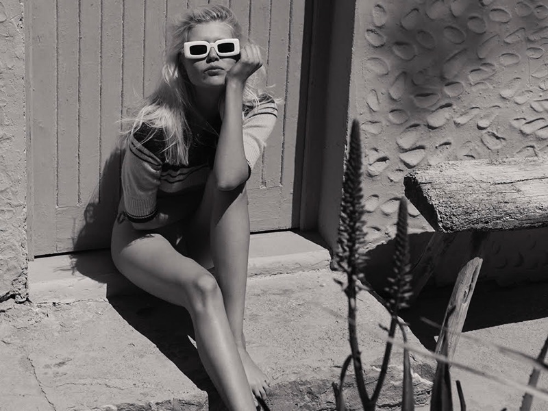 Ola Rudnicka Wears Sunny Style for TELVA Magazine