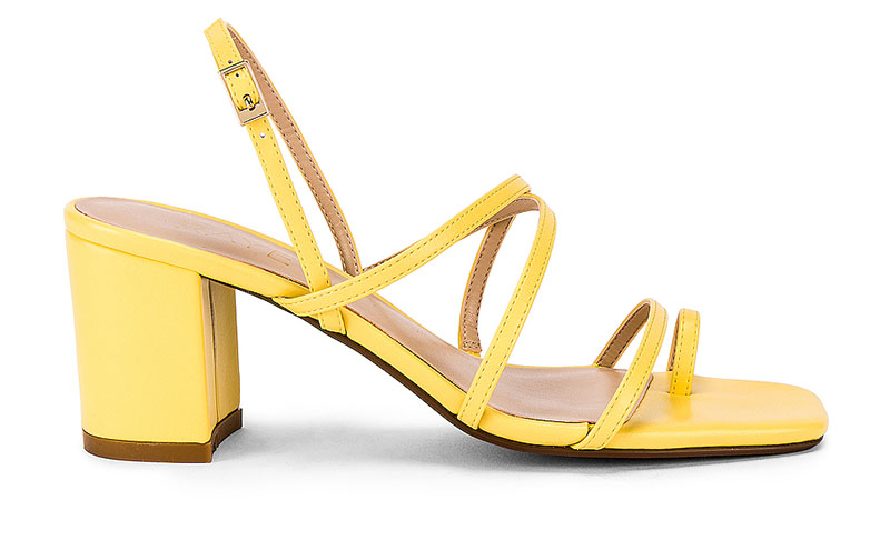 RAYE Portland Heel in Pale Yellow $168