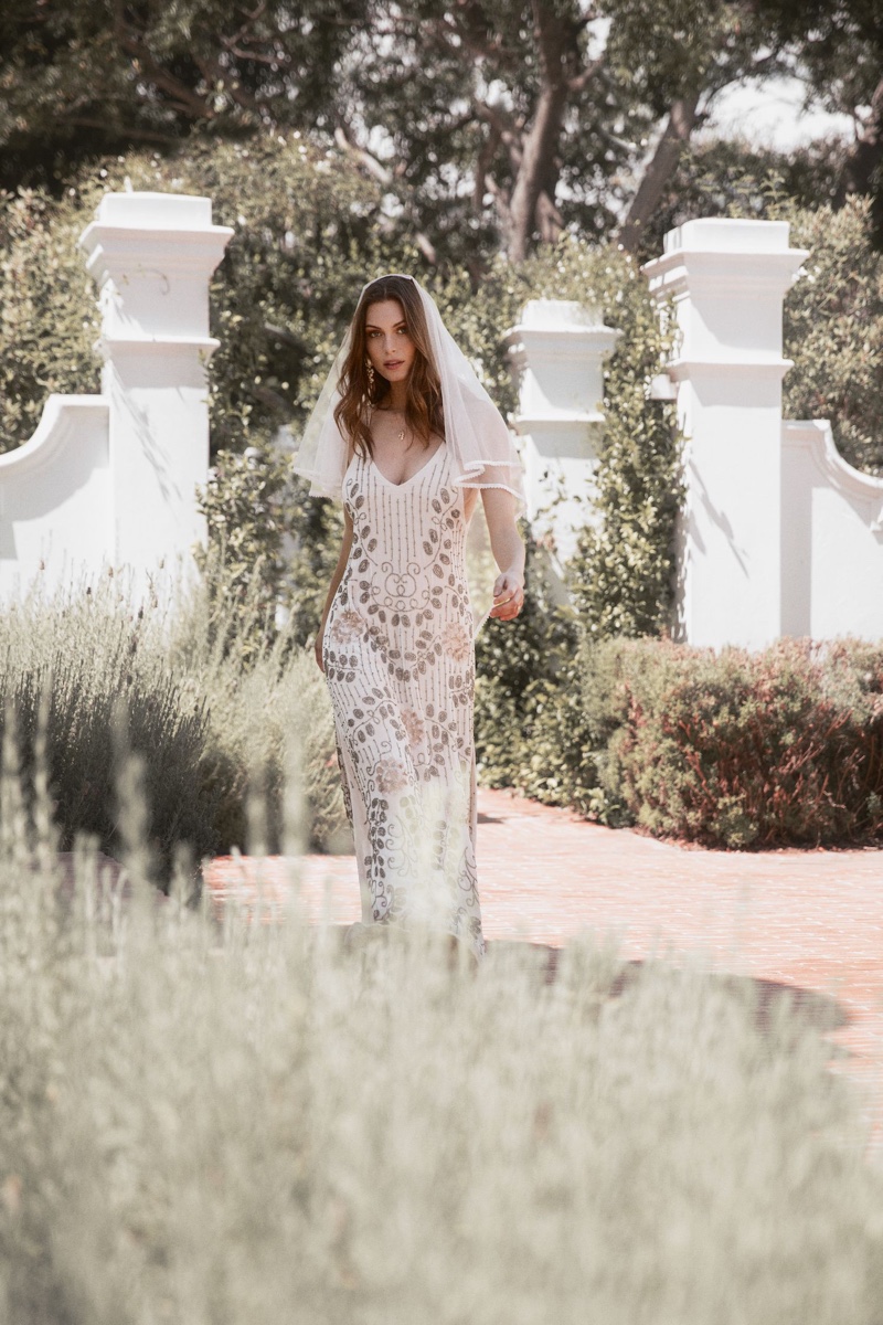 Model wears Elsa gown from Spell & the Gypsy Collective Bridal 2019 collection