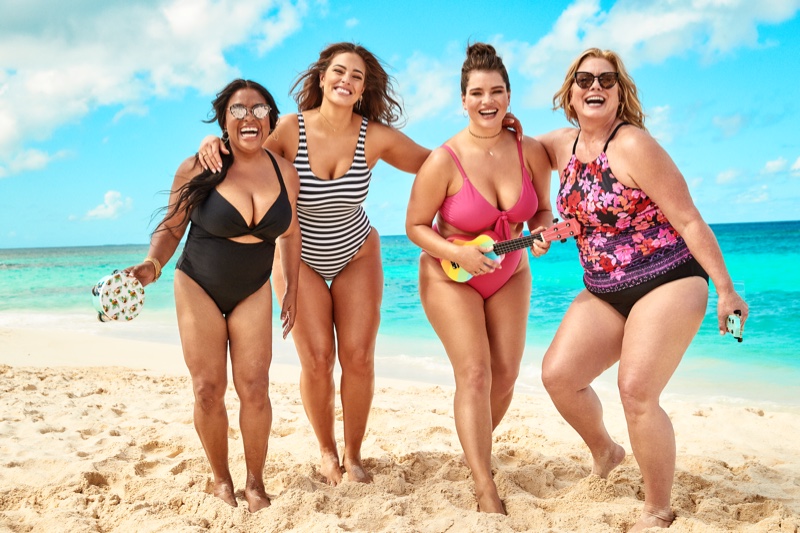 Sherrie Shepard, Ashley Graham, Tara Lynn and Emme star in Swimsuits For All summer 2019 campaign