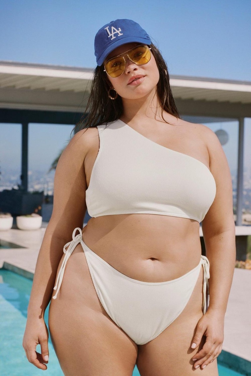 Nasty Gal spotlights knit bikini style from debut Curve Swim collection