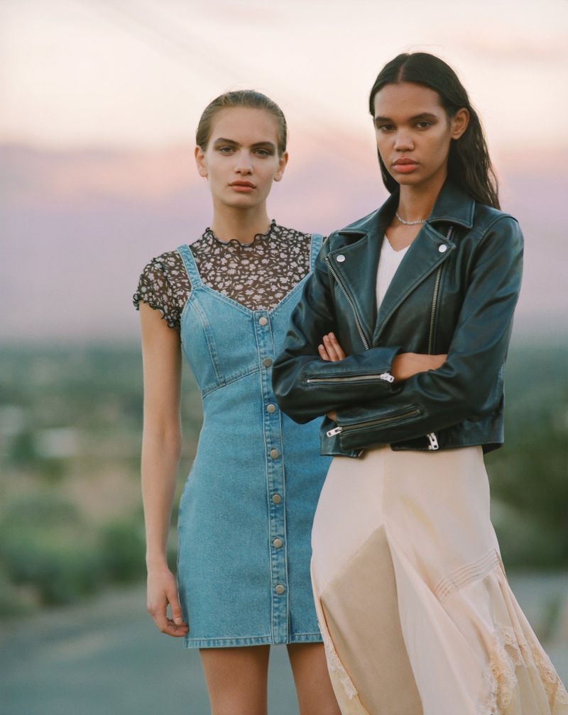 An image from the Topshop spring 2019 advertising campaign