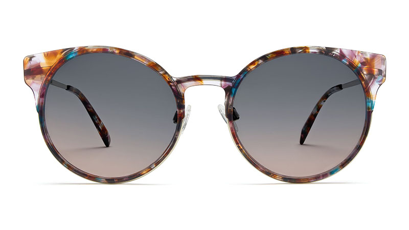 Warby Parker Daphne Sunglasses in Geode Tortoise with Riesling $145