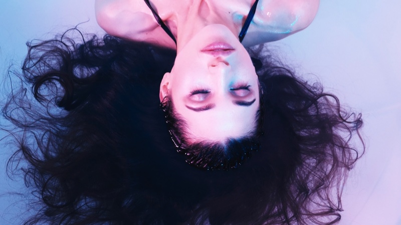 Woman Floating Water Beauty