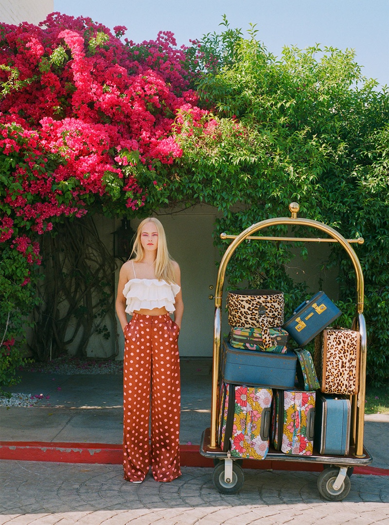 Jean Campbell stars in Zara Getting Ready spring-summer 2019 lookbook