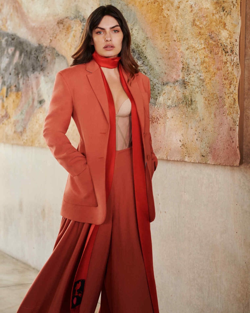 Alyssa Miller How to Spend It Magazine Rust Fashion Editorial