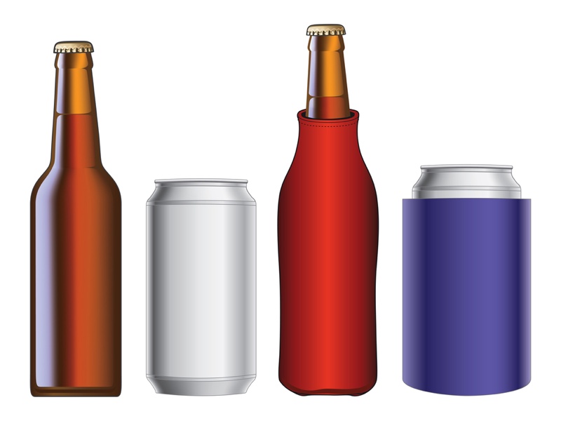 Beer Koozie Designs Bottle Can