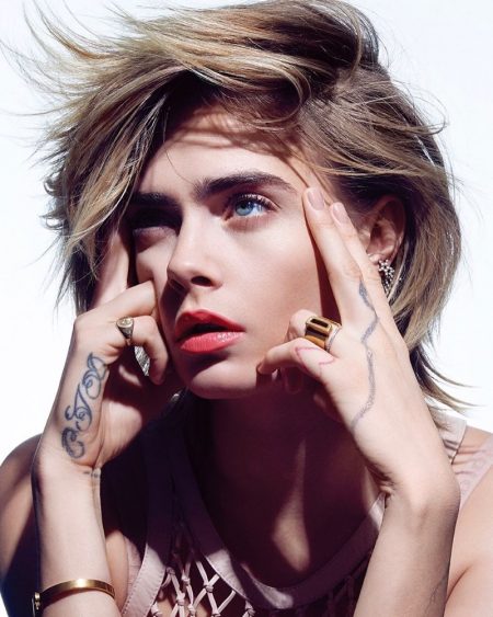 Cara Delevingne Shines in Dior Makeup for Vogue Korea Cara Delevingne Shines in Dior Makeup for Vogue Korea
