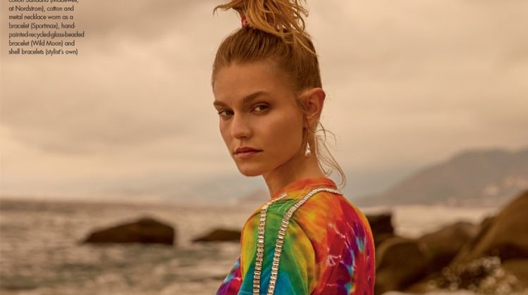 Clair Wuestenberg Channels Surfer Vibes for ELLE Canada