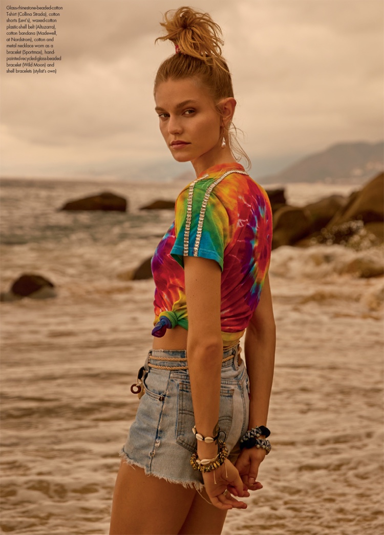 Clair Wuestenberg Channels Surfer Vibes for ELLE Canada