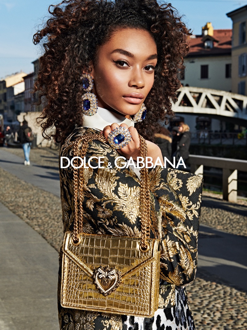 Cheyenne Maya-Carty stars in Dolce & Gabbana fall-winter 2019 campaign