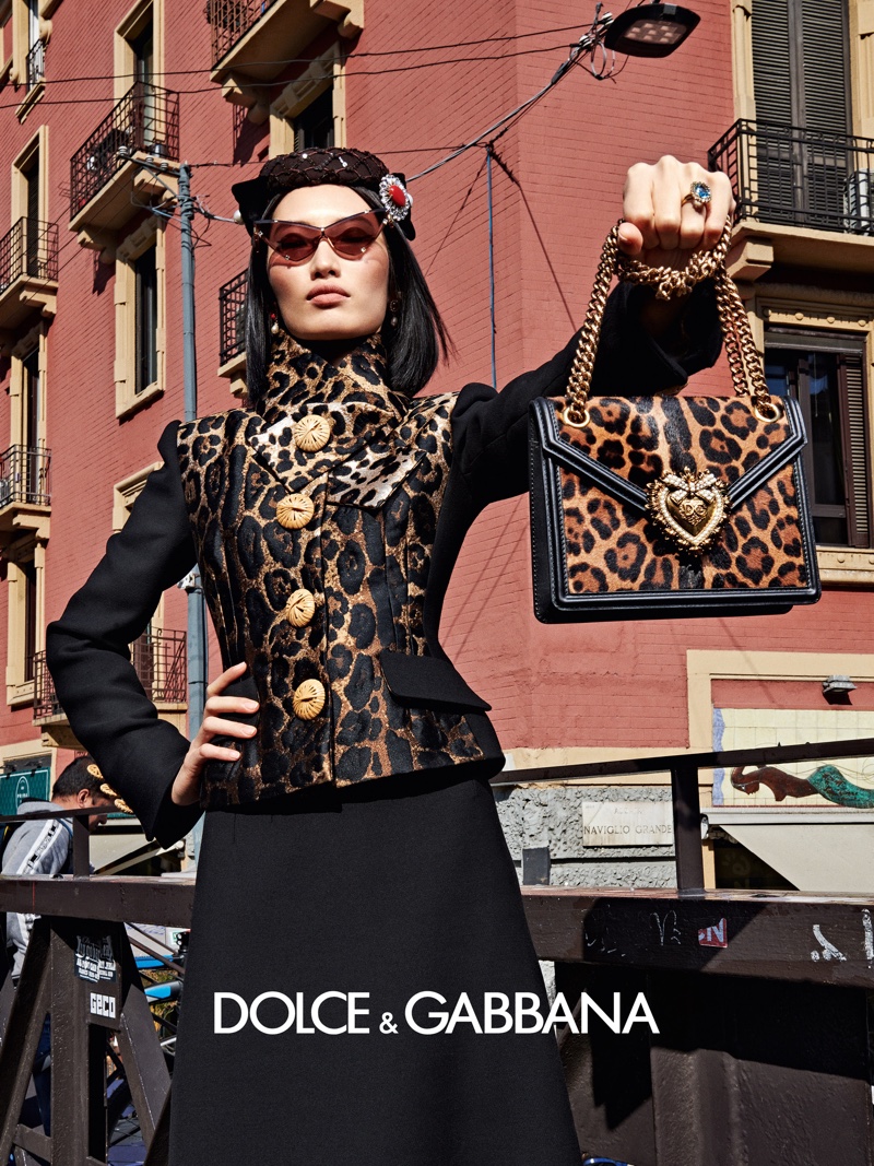 Animal print stands out in Dolce & Gabbana fall-winter 2019 campaign