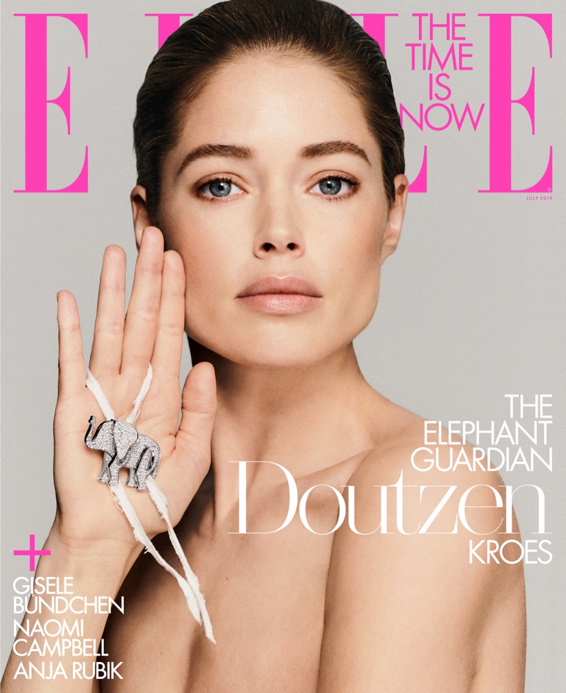 Doutzen Kroes on ELLE US July 2019 Cover