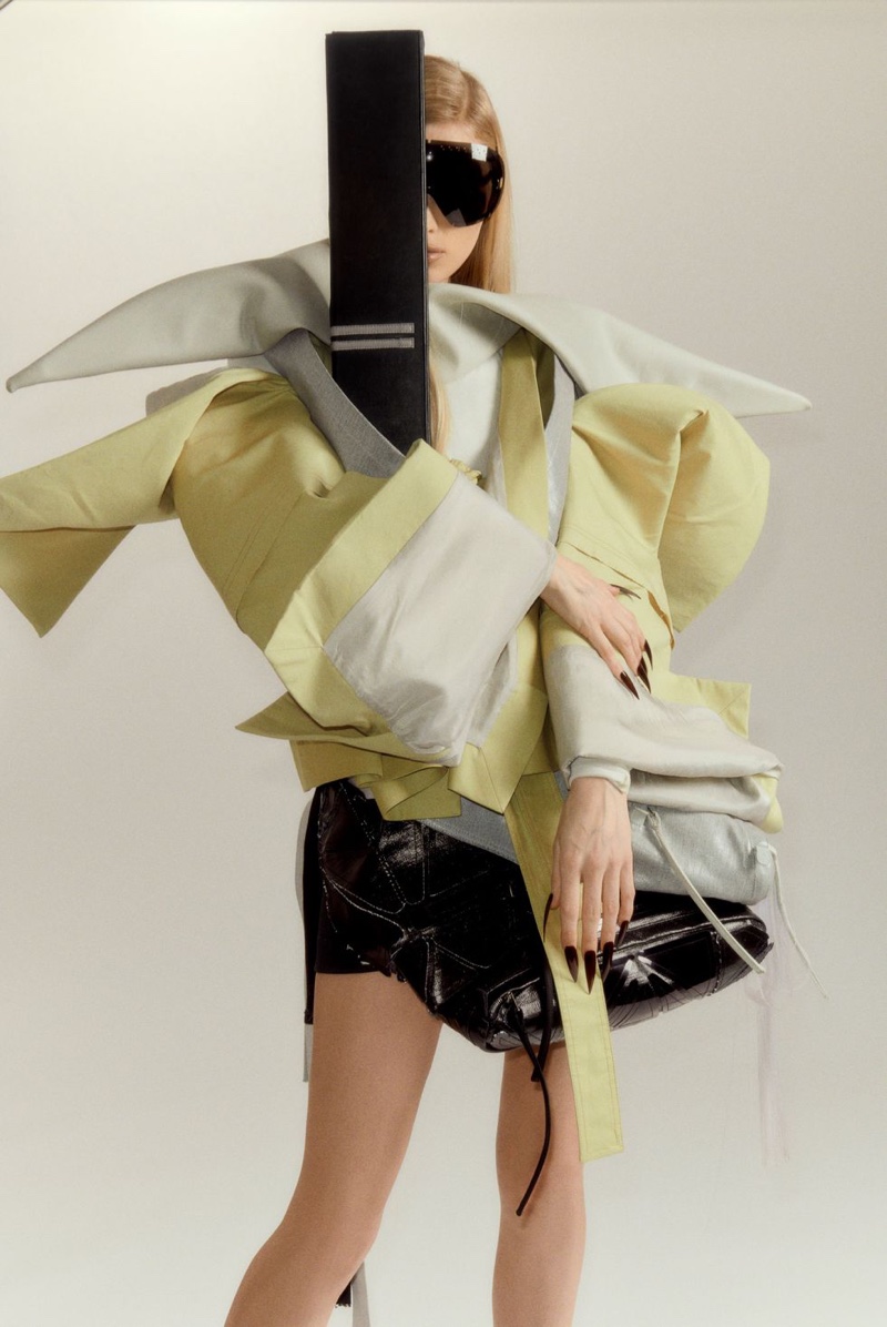 Elsa Hosk Models Statement Bags for CR Fashion Book