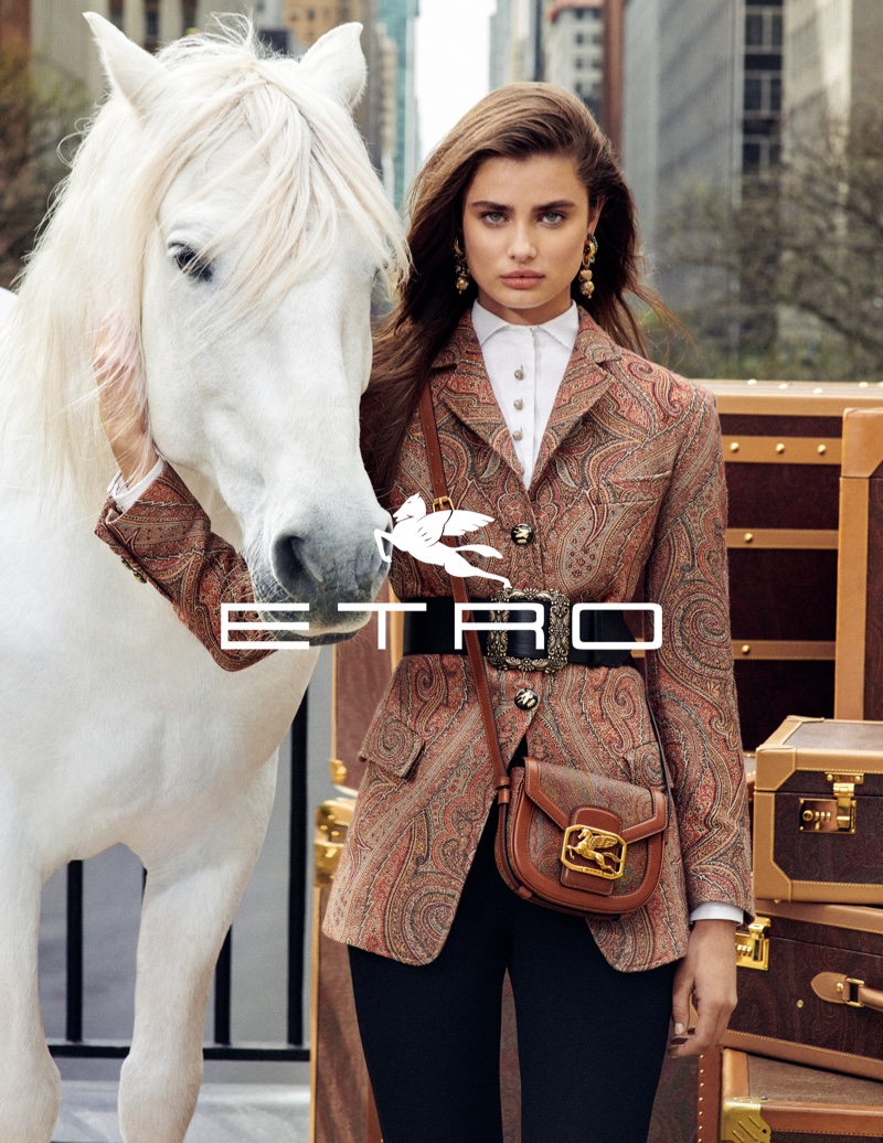 Taylor Hill fronts Etro fall-winter 2019 campaign