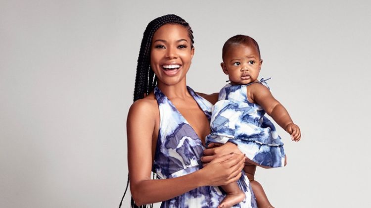 Gabrielle Union and daughter Kaavia pose in New York & Company collaboration