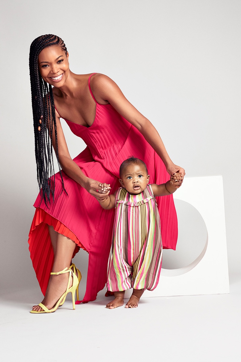 Zoe Adlersberg photographs Gabrielle Union and Kaavia James in New York & Company campaign