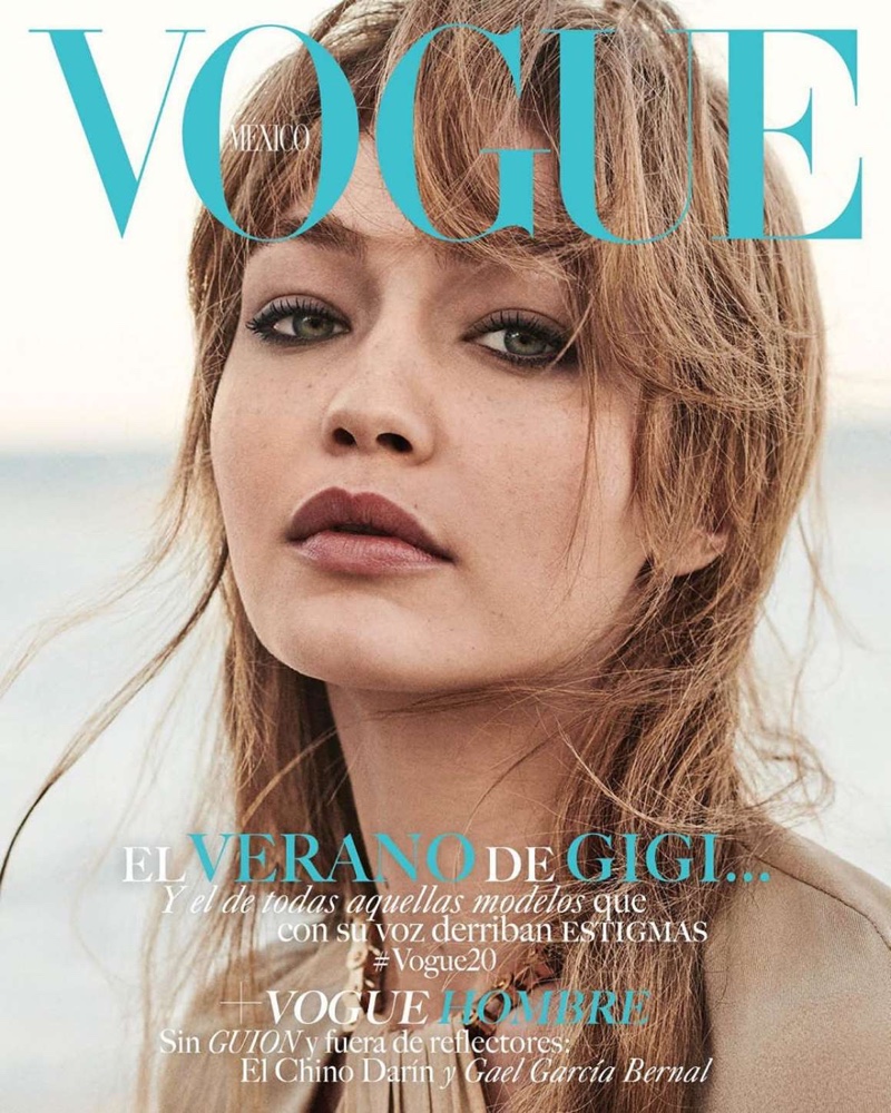 Gigi Hadid on Vogue Mexico June 2019 Cover