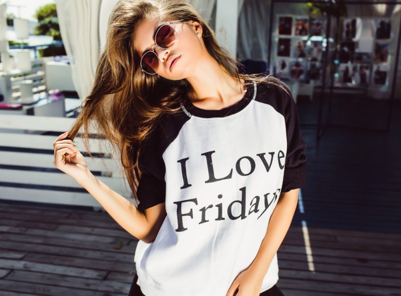 Girl I Love Fridays Tee