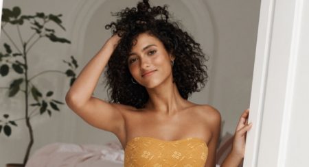 Melodie Vaxelaire Looks Lovely in Lace Lingerie From H&M Melodie Vaxelaire Looks Lovely in Lace Lingerie From H&M