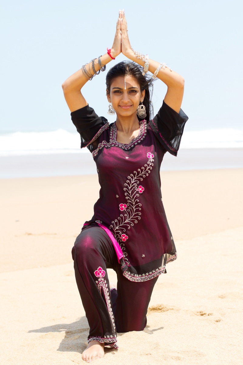 Indian Woman Tunic Beach