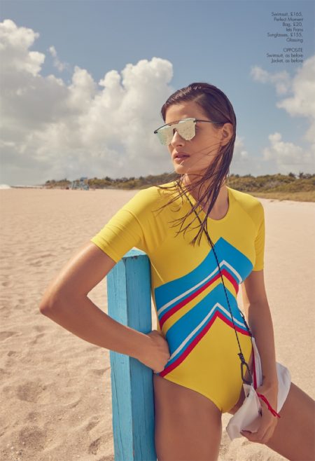 Isabeli Fontana Models Colorful Swimwear Styles for Hello! Fashion Isabeli Fontana Models Colorful Swimwear Styles for Hello! Fashion