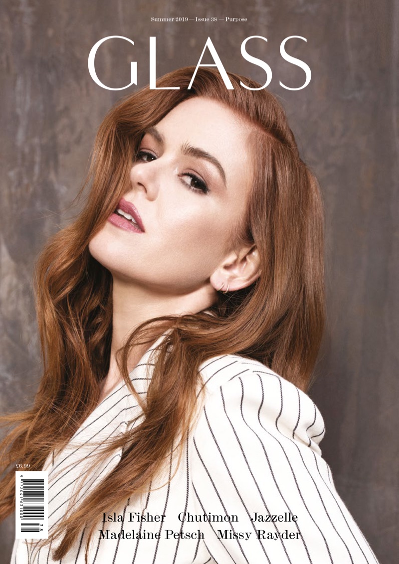 Isla Fisher on Glass Magazine Summer 2019 Cover