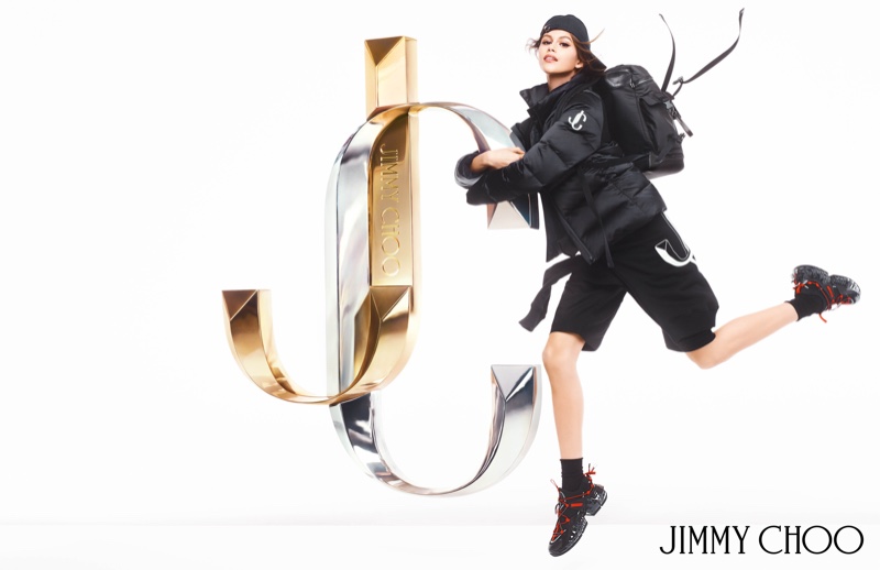 Kaia Gerber takes a leap in Jimmy Choo fall-winter 2019 campaign