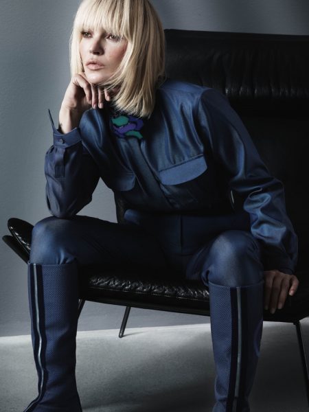 Kate Moss Wears Shades of Blue in Giorgio Armani Fall 2019 Campaign Kate Moss stars in Giorgio Armani fall-winter 2019 campaign