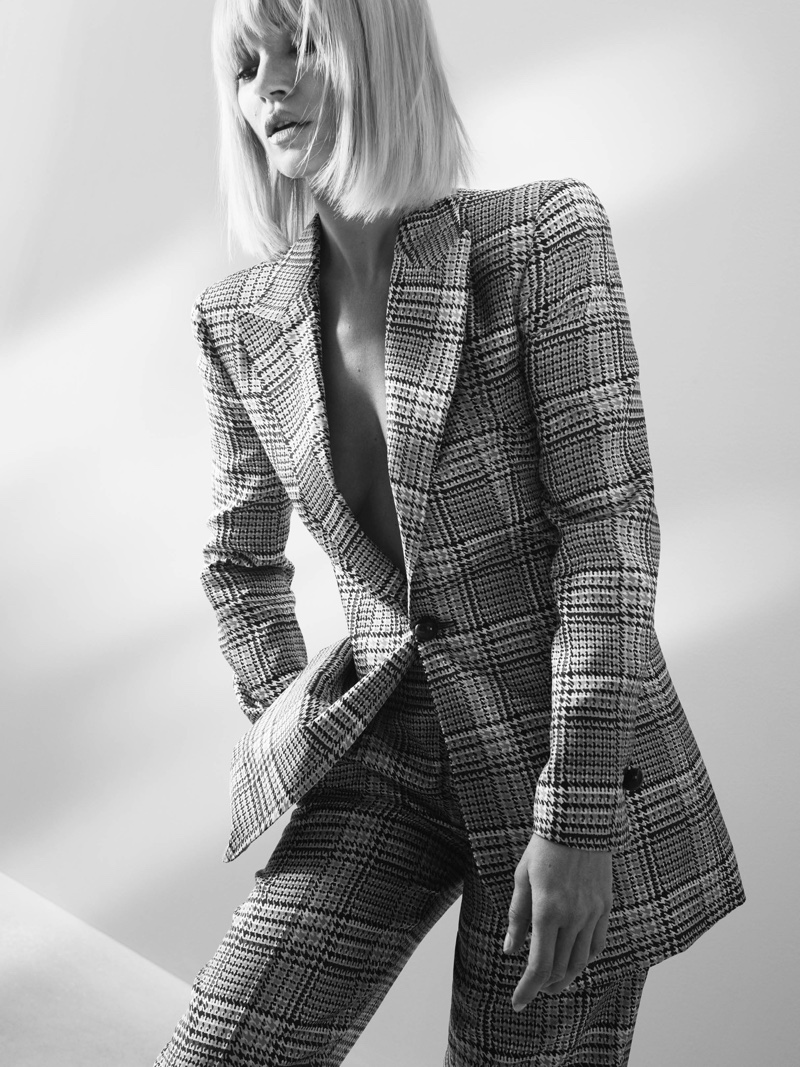 Suiting up, Kate Moss fronts Giorgio Armani fall-winter 2019 campaign