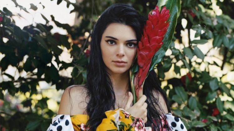Kendall Jenner & Vittoria Ceretti Pose in Dynamic Prints for Vogue