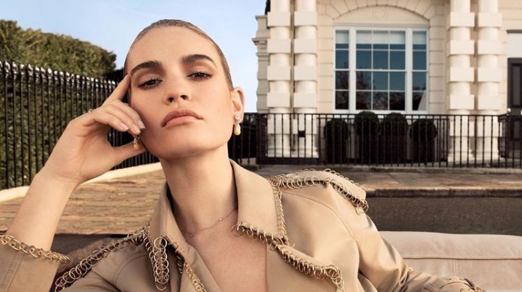 Lily James fronts My Burberry fragrance campaign for 2019
