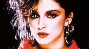 Madonna Young 1980s Hair Eye Makeup