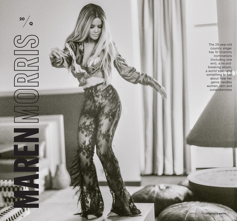 Maren Morris poses for Playboy