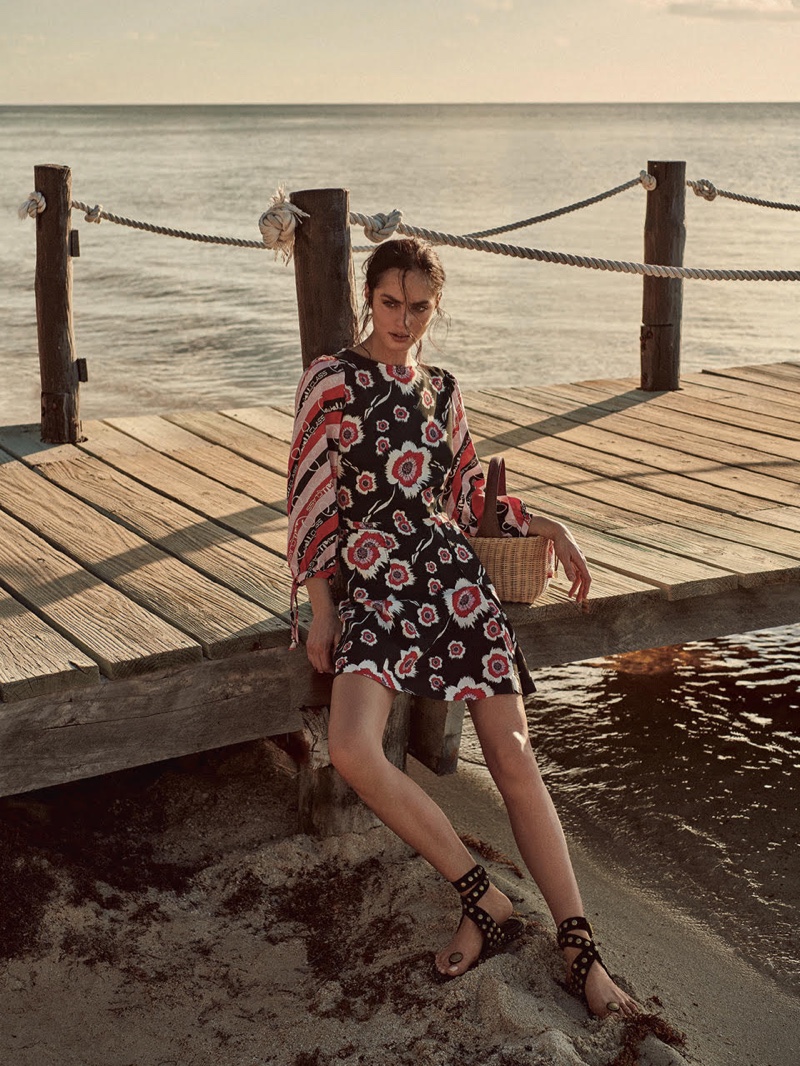 Marinet Matthee Poses in Vacation-Ready Looks for TELVA Magazine