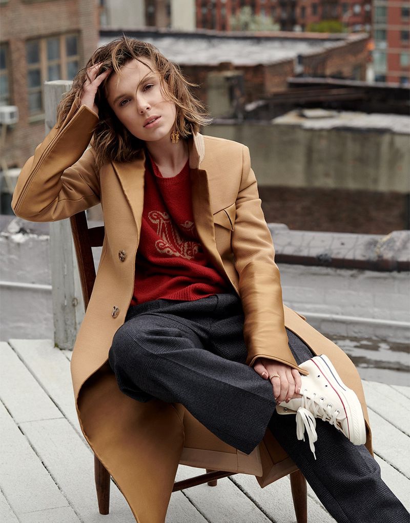 The Stranger Things star poses in a fashion shoot