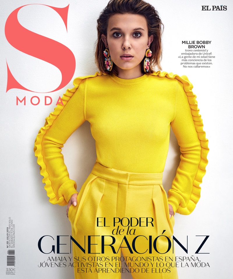 Millie Bobby Brown on S Moda July 2019 Cover