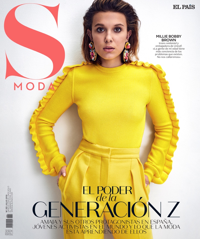 Millie Bobby Brown S Moda Michael Schwartz Cover Photoshoot