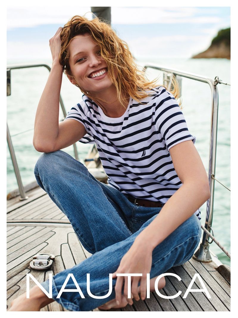 Nautica features bold stripes in summer 2019 campaign